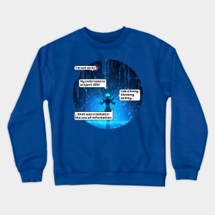 Ghost in the shell  - Project 2501 - 8 bit style Crewneck Sweatshirt